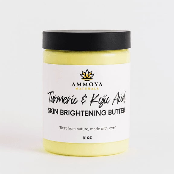 Turmeric & Kojic Acid Skin Brightening Butter – Nourishing Body Butter for Smooth, Healthy-Looking Skin