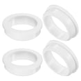 thumbnail image 1 of Uxcell 4-Pack 1.96 Inch Drill Hole, 1.5 Inch ID Grommets de Caucho de Silicona para Cableado, Tapones de Agujero, Escritorio, Tubería de Agua, Hidropónico, Riego [Blanco], 1 of 1