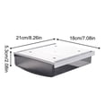 thumbnail image 3 of Under Desk Drawer Storage, Self Adhesive Sliding Organizer Drawer, Hidden Under Cabinet Container for Kitchen Bathroom Office, Space Saving ABS,A, 3 of 4