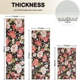 thumbnail image 4 of Pioneer Flower Floral Print Pattern Kitchen Rugs Sets Of 3,Kitchen Runner Rugs Non Skid Washable,Decorative Kitchen Floor Mats for Kitchen,Sink,Laundry,17"x30"+ 17"x47" + 17"x59", 4 of 6