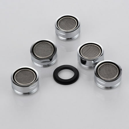 

3 Sets Stainless Steel Tap Aerator Anti-Splash Faucet Sprayer Kitchen Bathroom Tap Spout Filter 5pcs
