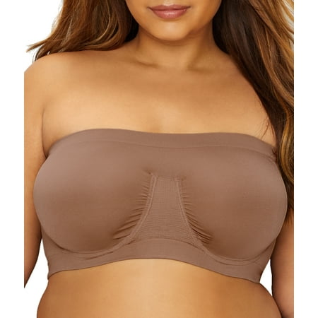 

Rhonda Shear Womens Plus Size Ahh Angel Seamless Bandeau Bra Style-9685X