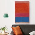 thumbnail image 4 of Mark Rothko Print Royal Red And Blue 1954 Pintura sobre lienzo Póster de arte de pared Impresión de imagen de desplazamiento Decoración de paredes de sala de estar Pósteres para el hogar 24x36, 4 of 6