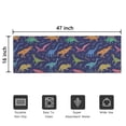thumbnail image 5 of Colorful Cartoon Dinosaurs Plants Pattern Door Rugs,Washable Non Slip Door Mats Indoor,Decorative Door Mats,Entry Mat Indoor for Entrance,Bedroom,Kitchen,Bathroom,16"x47", 5 of 6