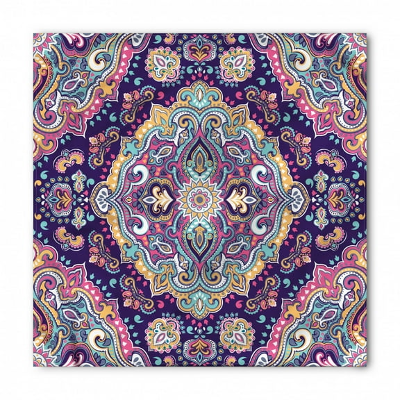 Ethnic Bandana, Boho Colorful, Unisex Head and Neck Tie, by Ambesonne