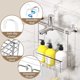 thumbnail image 4 of Organizador de ducha colgante DELLAN de acero inoxidable para baño, 4 of 6