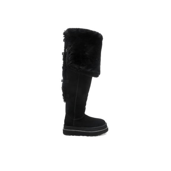 UGG Women's Thigh High Boot sacai Black, from StockX