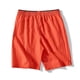 thumbnail image 5 of pstuiky Pantalones cortos para hombre, Pantalones cortos casuales holgados de color liso con cremallera, bolsillo, cordón y cintura elástica para hombre Pantalones cortos de baloncesto, 5 of 8