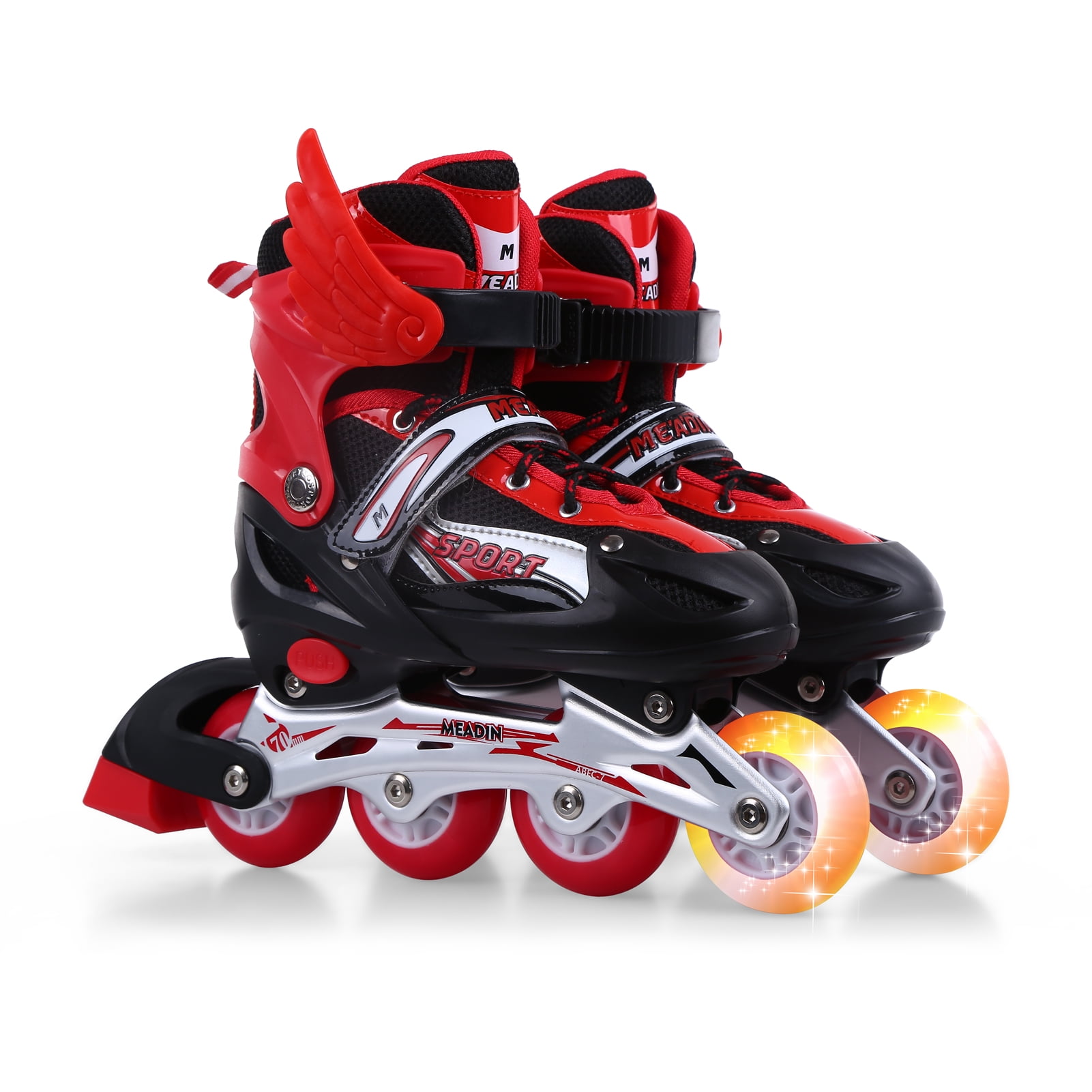 Roller Skates Children Flash Inline Skates Adjustable Roller Skates