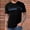 Black, variant on Men's Plus Size T-Shirts Short Sleeve Crew Neck Breathable Casual Tees with Pocket Lightweight Summer Tops for Movie Night Black XXXL