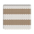 thumbnail image 5 of Home Square 30" Rectangular Rattan Bar Stool in Tan & White - Set of 2, 5 of 7