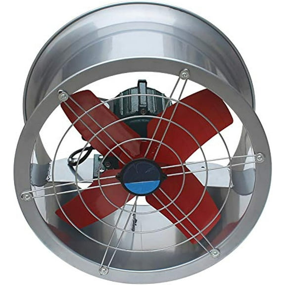 PreAsion 20'' Cylinder Pipe Fan Explosion Proof Fan Wall Mounted Ventilator for Factory Kitchen Dedusting and Ventilating 220V 370W 6000m³/H