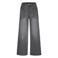 thumbnail image 5 of Sevevn Womens High Waisted Wide Leg Jeans Casual Loose Fit Straight Denim Pants Vintage Baggy Boyfriend Jeans with Pockets Jeans for Women, 5 of 8