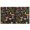 Mushroom Plant-1, variant on Beige Leaves Crystal Velvet Nonslip Floor Mat, Entryway Doormat Durable Low-Profile Mat Home Decor, Rug Washable Kitchen Bathroom Laundry Bedroom Living Room Doormats 30x17in
