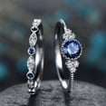 thumbnail image 4 of Anillos De Diamantes Elegancia De Moda Anillos De Diamantes Pareja Encanto Joyería Para Mujeres Niñas San Valentín Cumpleaños Aniversario Regalo Tamaño 5-10 Methold AP007449-08, 4 of 6