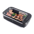 thumbnail image 1 of X&E Smokeless Indoor Grill, Enough for five peopleï¼Œ 1500 Watt Non-Stick Removable Electric Grill Rack and Grill Pan, Temperature Adjustable up to 450Â°F, Fast Heat Up, Rapid Dishwasher Rinse, 1 of 4