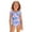 Pink, variant on Grblisyd Girls Swimsuit Flutter Sleeve Hawaiian One Piece Bathing Suit Crew Neck Girls'Swimwear 10Y