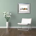 thumbnail image 3 of Trademark Fine Art "Florence Italy Skyline White" Canvas Art by Michael Tompsett, White Matte, Silver Frame, 3 of 4