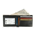 thumbnail image 4 of Men Leather Bifold Wallet, Dominican Republic Flag Printed Wallet, 4 of 8