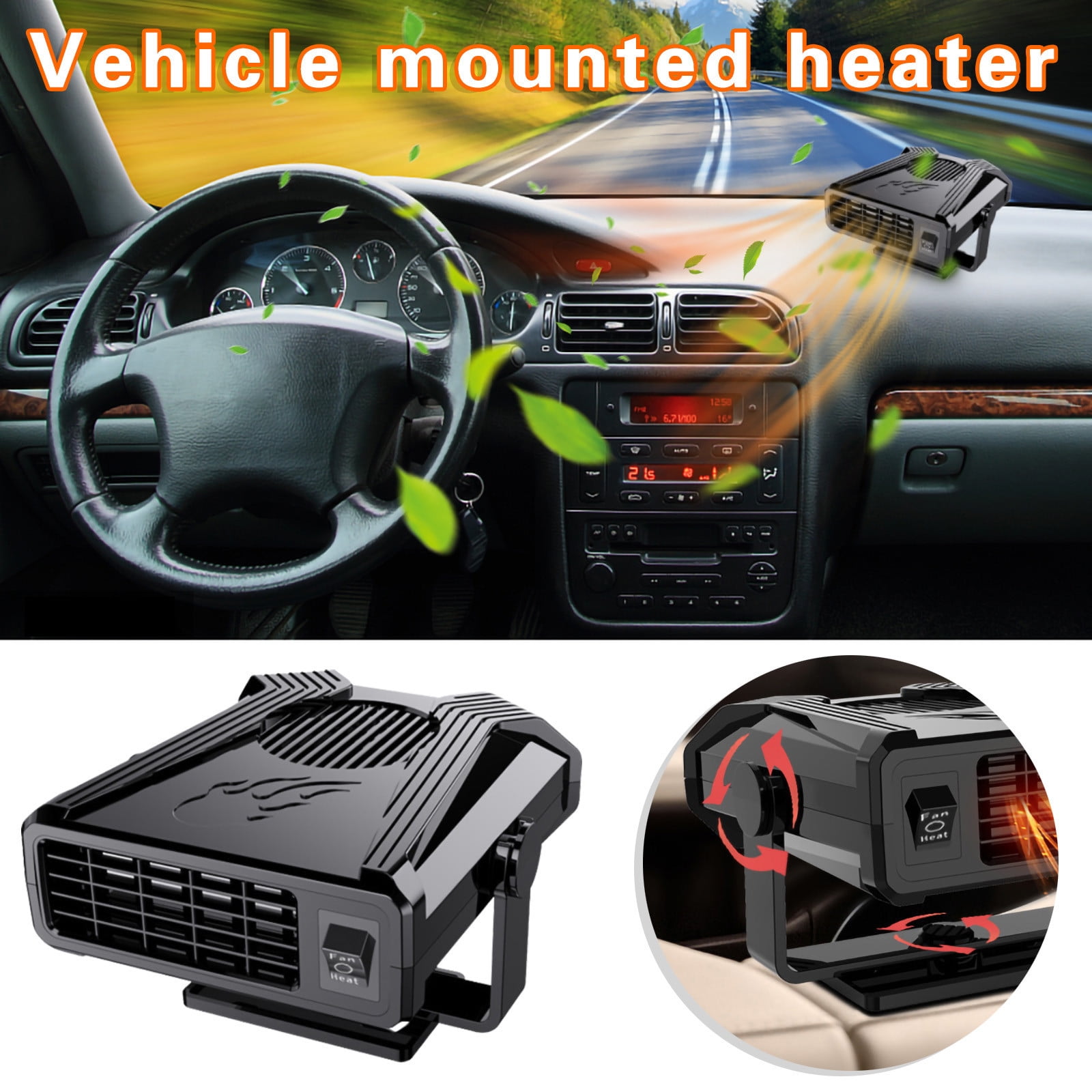 Black Friday Deals 2022 TIMIFIS Space Heater Car Accessories Universal  12V/24V Winter Car Heater, Defogging Heater, Quick Heat Heater | Walmart  Canada