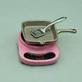 thumbnail image 3 of LeeQinersw Dolls House Miniature Furniture Set Decoration pink, 3 of 4