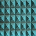 thumbnail image 1 of Ahgly Company Machine Washable Indoor Square Transitional Dark Turquoise Green Area Rugs, 5' Square, 1 of 7
