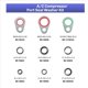 thumbnail image 2 of Kit de Anillos A/CO, Junta de Accesorios para Automóviles, Kit Surtido de Anillos Tóricos, Kit de Anillos Tóricos CA, Kit de Sellos CA 120 Piezas, Kit de Sellos de Compresor de A/C, 2 of 6