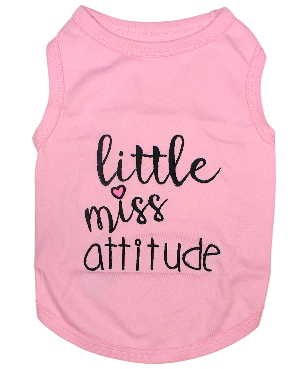 Parisian Pet Cat Dogs Clothes Tee Shirts Little Miss Attitude Dog T-Shirt
