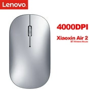 Lenovo Xiaoxin Air 2 Wireless with BT 4.0 Dual-Mode 4000DPI 2.4GHz Laptop CNC Polishing for Windows 10/8/7 Laptop PC Computer Office/Home use