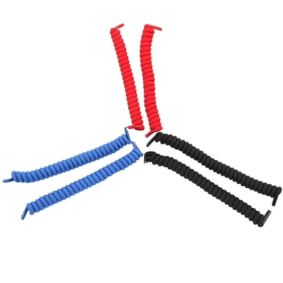 VANIDO Shoe Laces Elastic No Tie Spring Shoelaces Strings Colorful String Athletic Shoes Curly Twisty Sneakers Lazy Elastic Shoe Laces