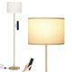 thumbnail image 1 of Lámpara de Pie Ambimall 60" Pantalla Beige Poste Dorado con Control Remoto, 1 of 6