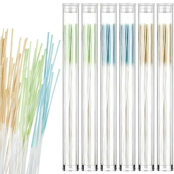 XIRQI 360 Pieces Ear Hole Floss Earrings Hole Cleaner Disposable Piercing Aftercare Cleaner Earrings Piercing Cleaning Line Ear Piercing Care Cleaning Tool for Girls Women Men (Green, Blue, Brown)