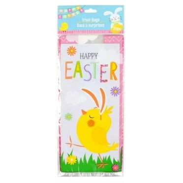 Happy Easter Chick Cello Loot Bags, 20 count Pack