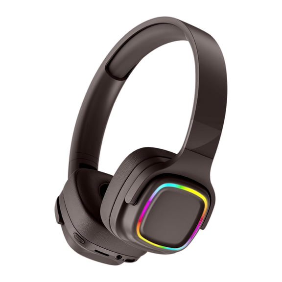Wireless On-Ear Bluetooth Headphones, Up to 34 Hrs Battery, Foldable Lightweight Design, Convenient for Travel with Backup 3.5mm AUX Cable, Microphone for iPhone Android