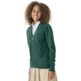 thumbnail image 3 of Classroom School Uniforms Adult Cardigan Sweater 56434, S, Hunter, 3 of 7