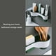 thumbnail image 4 of Portacepillos de dientes colgante de pared | Organizador de cepillos de dientes de ABS con ranuras para pasta de dientes y ganchos para toallas | Diseño ventilado y escurridor | Almacenamiento para, 4 of 6