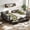 Black, variant on Full Size Platform Bed with Storage Drawers, Metal Daybed Frame with Round-Pipe Design, Low Profile Bed No Box Spring Needed for Bedroom, Light White