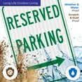 thumbnail image 5 of Right Arrow Reserved Parking Green Sign, 12x18 Reflective Aluminum EGP, 5 of 8