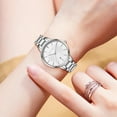 thumbnail image 2 of Watches for Women Elegant Quartz Ladies Watch Classic Design with Round dial, Stainless Steel Band & Calendar – Perfect Gift for Her, 2 of 7
