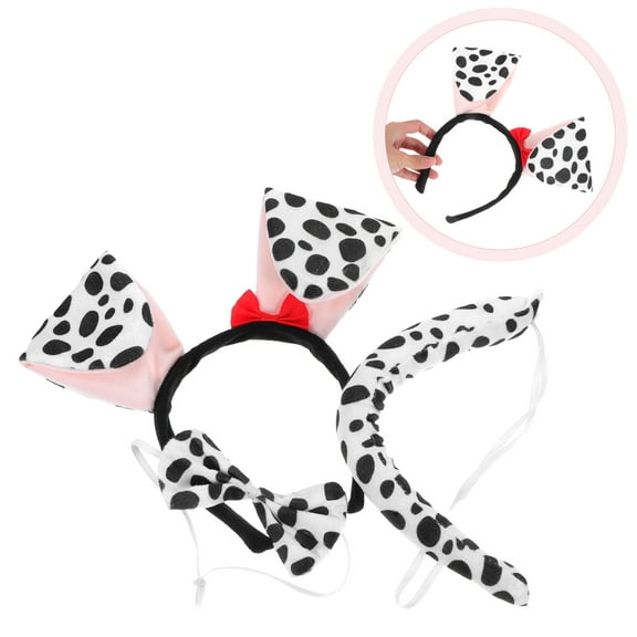 GOOHOCHY 1 Set Cute Dog Costume Headband Soft and Comfortable Dog Ears Hair Accessories for Toddle Animal Cosplay Children‘s Party