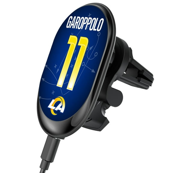 Keyscaper Jimmy Garoppolo Los Angeles Rams Wireless Magnetic Car Charger