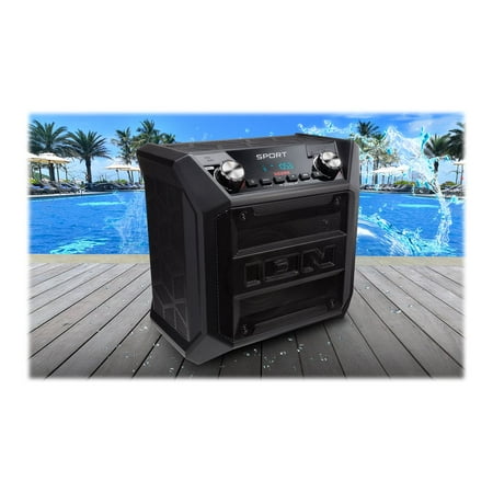 ION Audio Sport - Speaker - for portable use - wireless - Bluetooth, NFC - App-controlled - 2-way