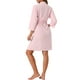 thumbnail image 3 of Bata de baño de waffle para mujer INSPIRE CHIC, suave de chenilla, kimono, spa y baño, longitud media, color rosa, 3 of 6