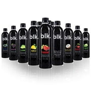 blk. Fulvic Remix Variety 12 Pack Strawberry Rhubarb, Dirty Lemonade, Black & Blueberry, Electric Coconut, Grape, Lime, Cucumber Mint and Black Cherry Black Mineral Water
