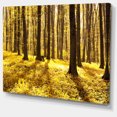 thumbnail image 2 of Forêt Verte Lumineuse au Coucher du Soleil - Art Moderne de Toile de Forêt, 2 of 4