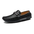 thumbnail image 1 of Mocasines Penny Loafers para Hombre Bruno Marc Negro Talla 10.5, 1 of 9