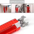 thumbnail image 4 of 8-in-1 Faucet and Sink Installation Wrench for Kitchen Plumbing Repair Faucet Wrench Sink Installation Tool, 4 of 5
