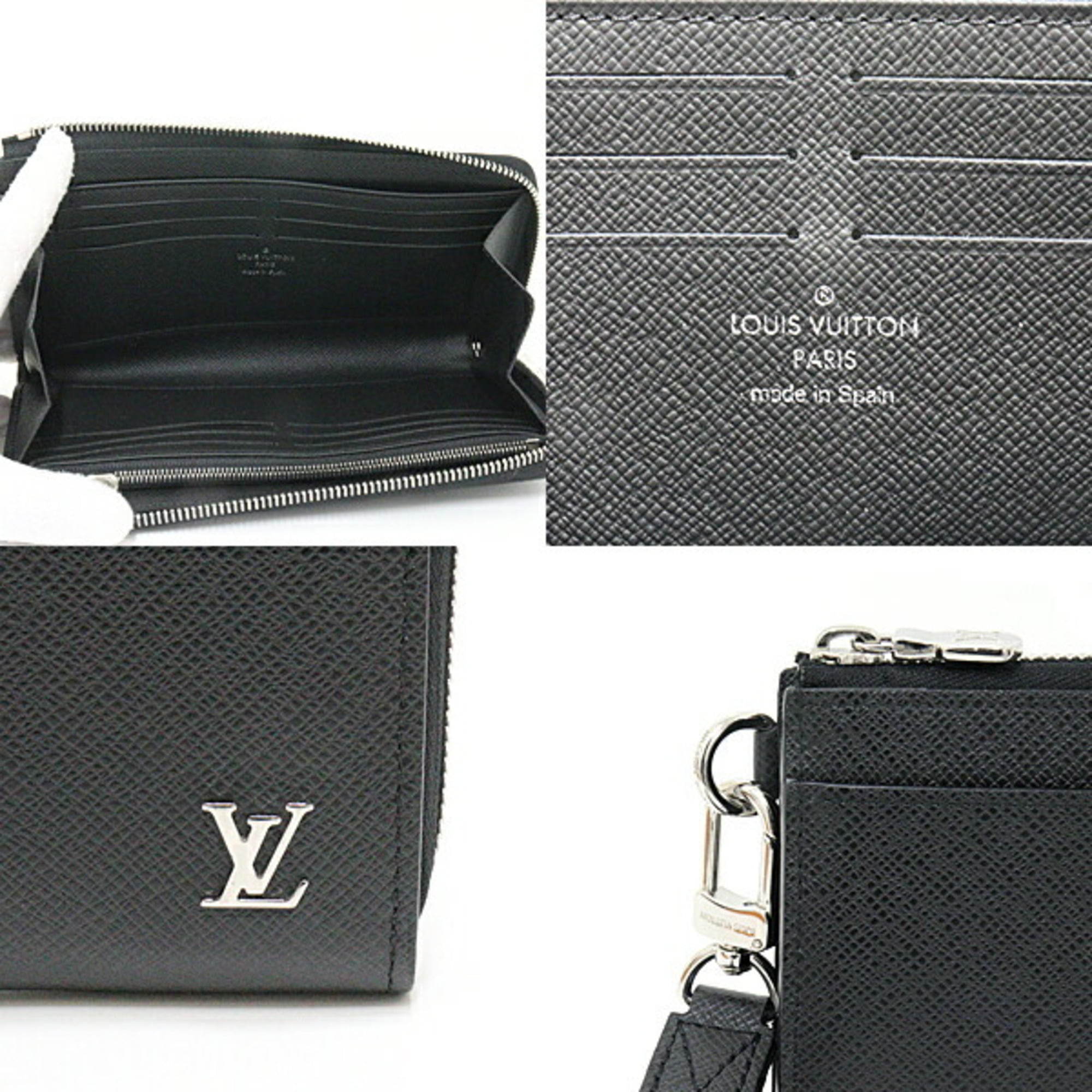Shop Louis Vuitton Canvas Plain Leather Long Wallets (PORTEFEUILLE ZIPPY  DRAGONNE, M69409, N60379) by Mikrie