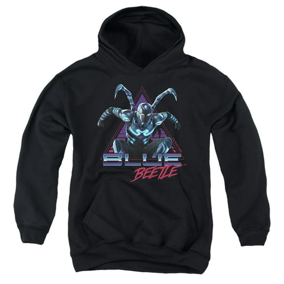 Blue Beetle (2023) Leaping Triangle Youth Kids Boy/Girls Pull-Over Hoodie