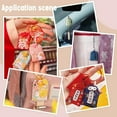 thumbnail image 2 of 6pcs Japanese Omamori Amulets Good Luck Hanging Ornament Red Blessing Lucky Charm with Lucky Stone and Sutra Books Gift for Health Wealth Success Good Fortune Happiness diy, 2 of 6